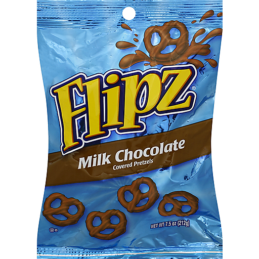 Flipz Pretzels - Milk Chocolate Covered 7.50 Oz