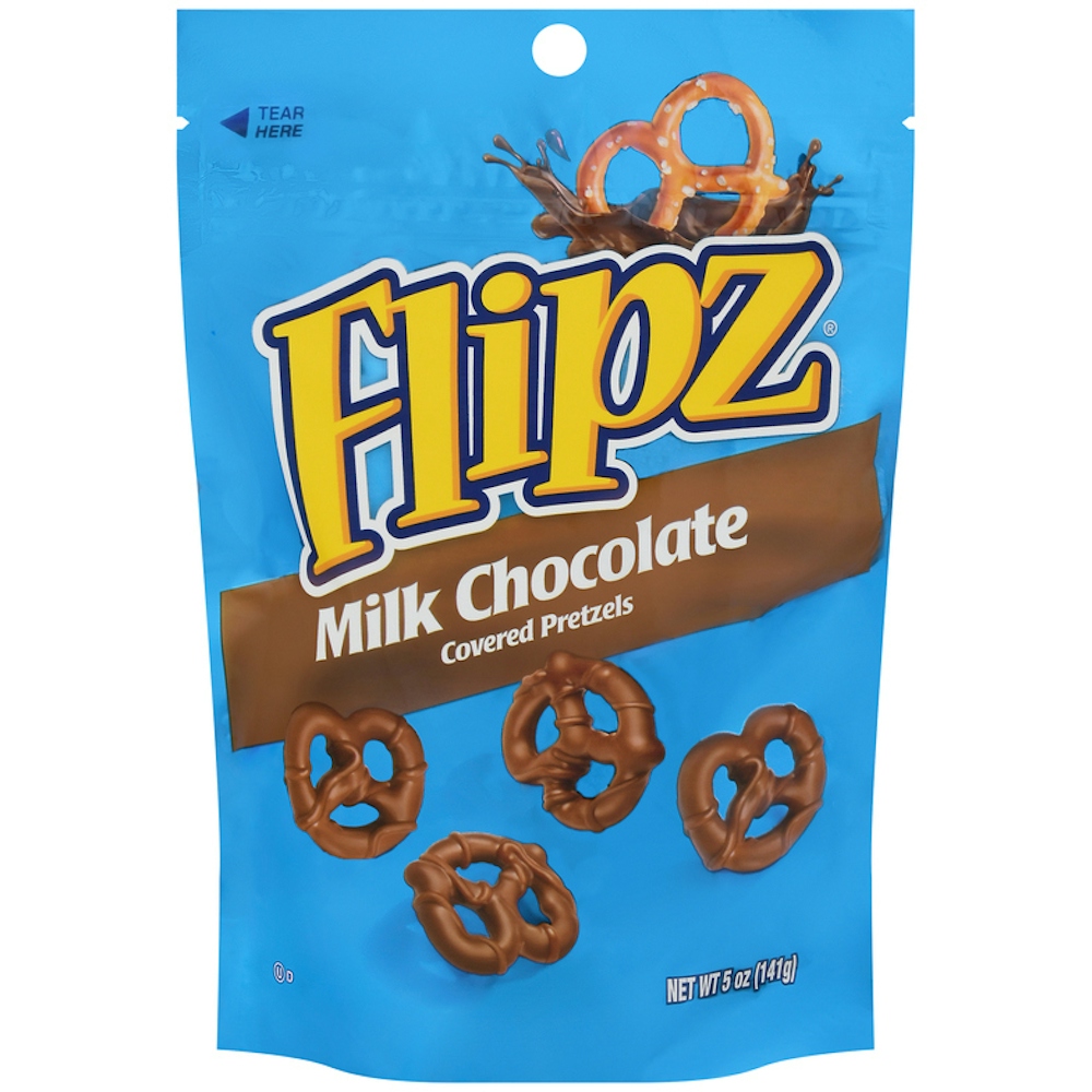Flipz Milk Chocolate Covered Pretzels - 5 Ounce