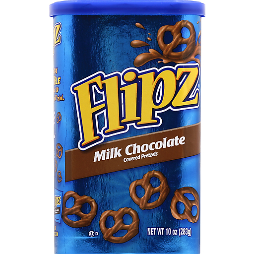 Flipz Pretzels, Milk Chocolate Covered 10 Oz