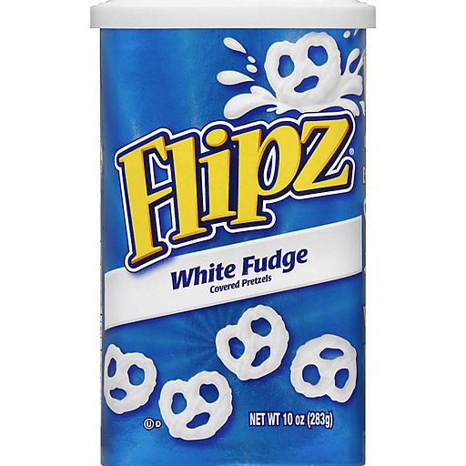 Flipz Pretzels, White Fudge Covered 10 Oz