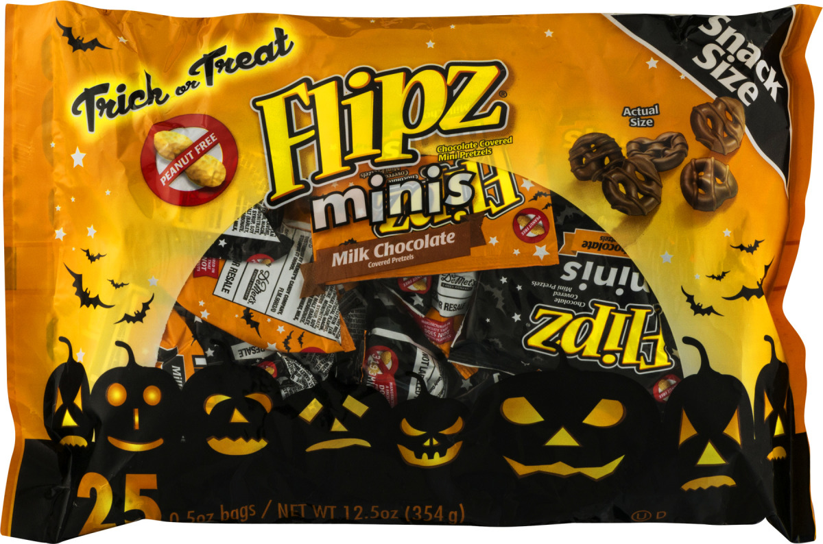 Flipz Chocolate Covered Pretzels Minis Snack Size