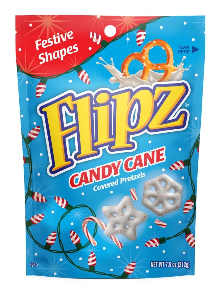 Flipz Pretzels, Covered, Candy Cane 7.5 Oz