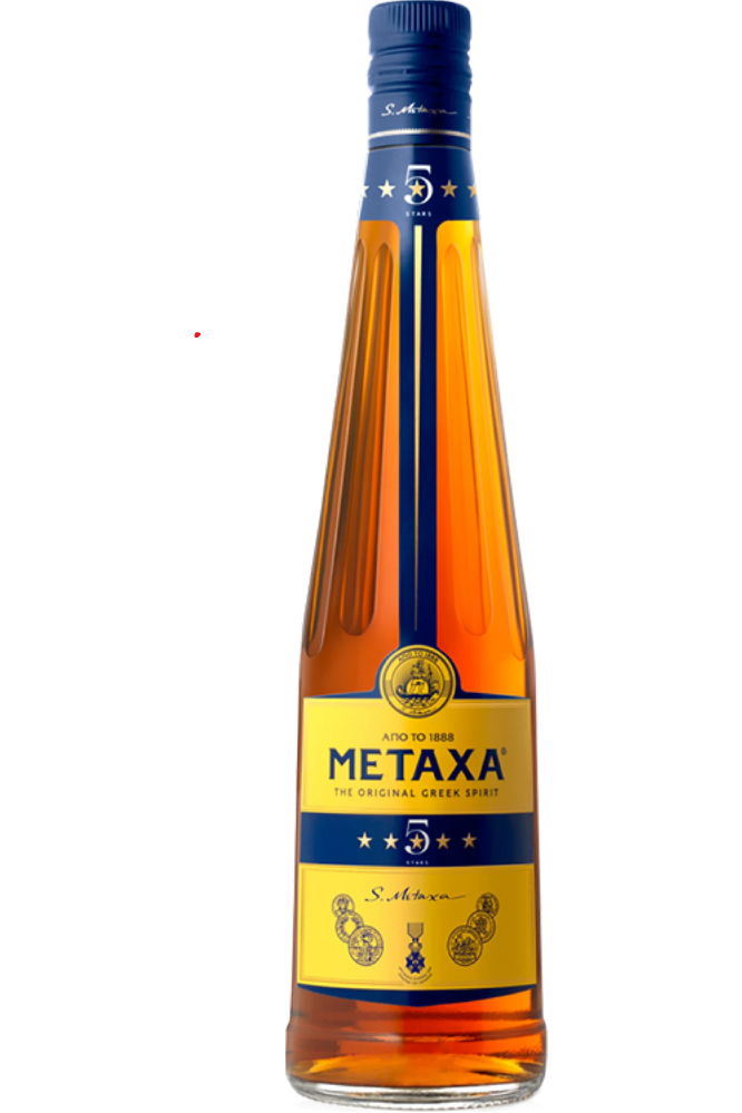 Metaxa 5 Star Brandy Greek Liqueur 750 Ml