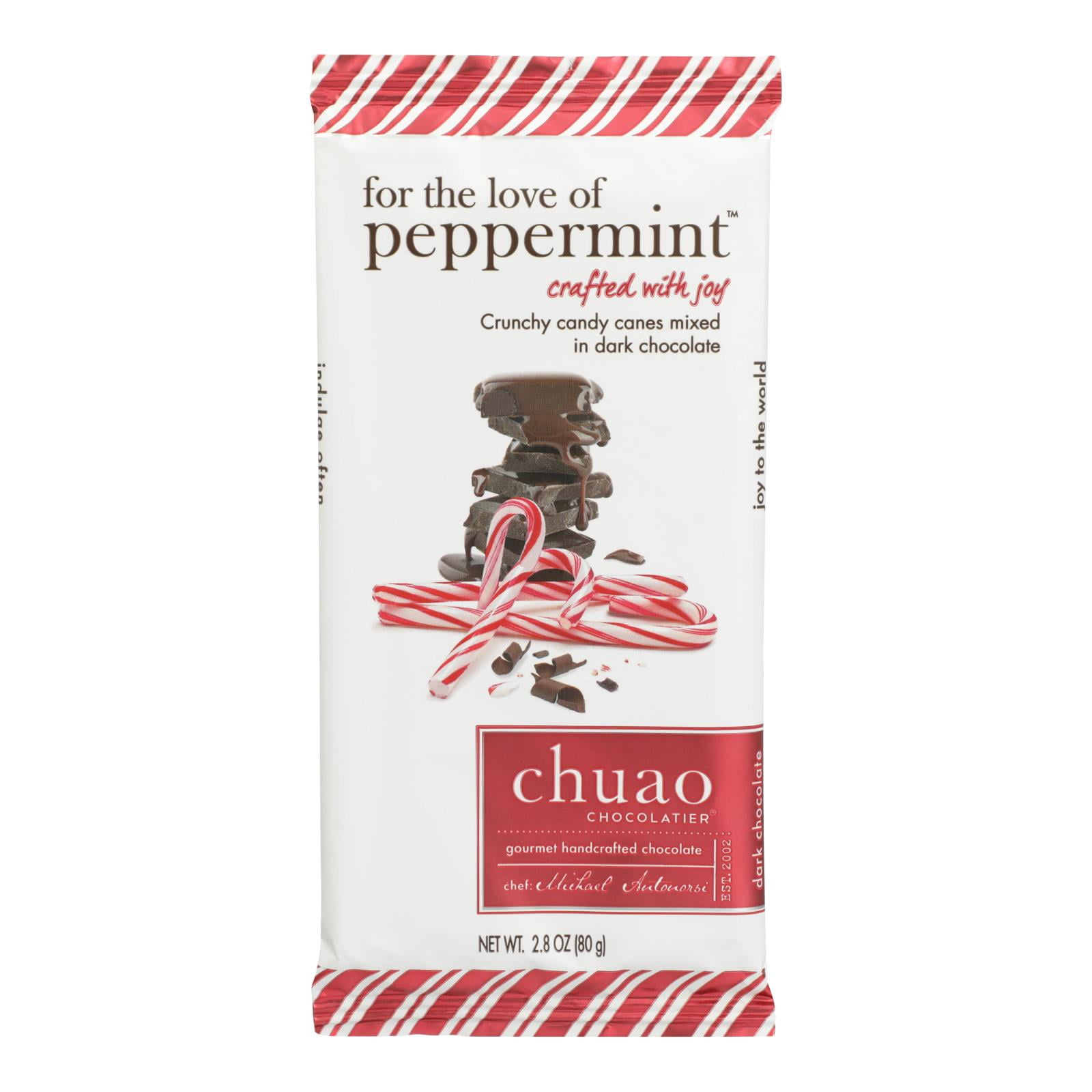 Chuao Chocolatier For The Love Of Peppermint Dark Chocolate Bar