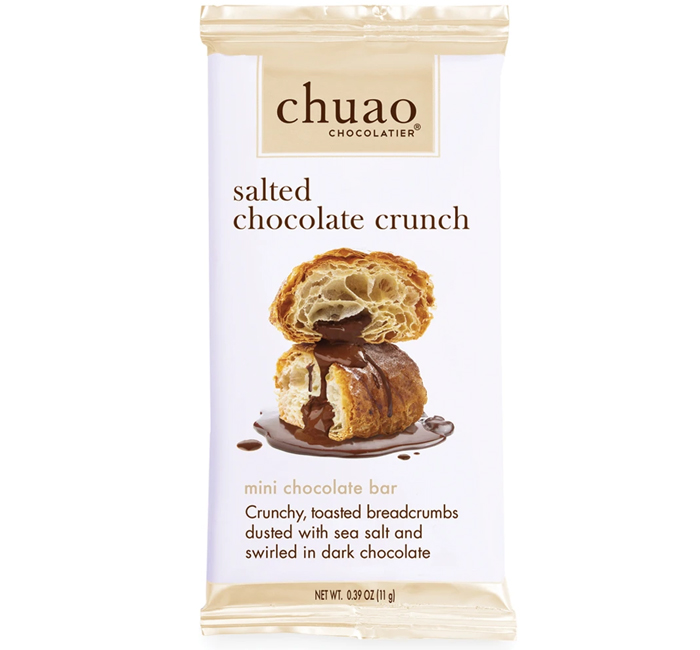 Chuao Chocolatier Mini Salted Crunch Chocolate Bar, 0.39 Oz