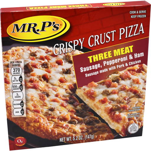 Mr. P Pizza Three Meat