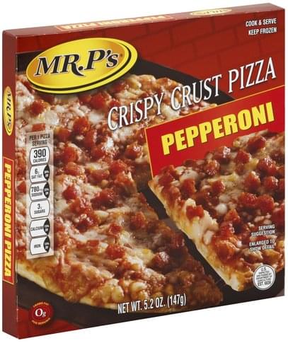 Mr Ps Pizza, Crispy Crust, Pepperoni 5.2 Oz