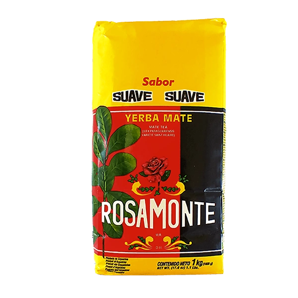 Rosamonte Yerba Mate Suave - 1 Bags Of 2.2 Lbs