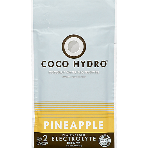 Coco Hydro Electrolyte Drink Mix, Plant-Based, Pineapple