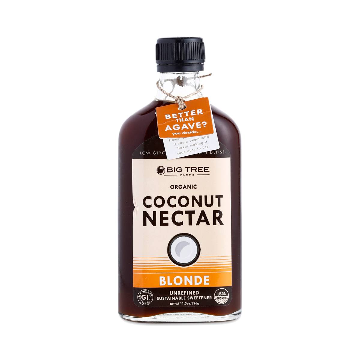 Big Tree Farms Organic Coconut Palm Nectar Blonde, 11.5 Oz