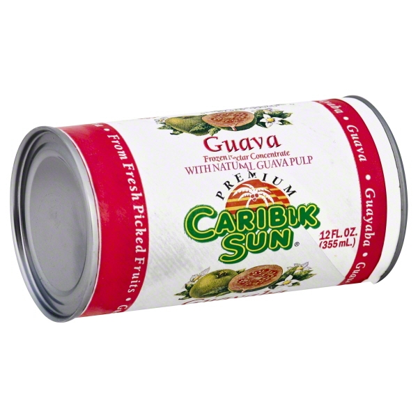 Caribik Sun Nectar, Frozen Concentrate, Guava 12 Oz