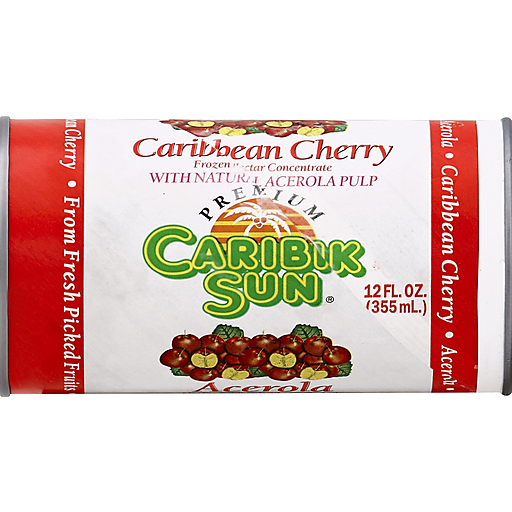 Caribik Sun Nectar, Frozen Concentrate, Caribbean Cherry 12 Oz