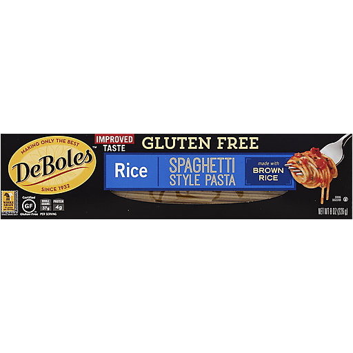 De Boles Gluten Free Rice Spaghetti Style Pasta, 8 Oz