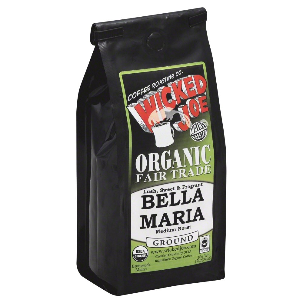 Wicked Joe Coffee Bella Maria Whole Bean, 12 Oz