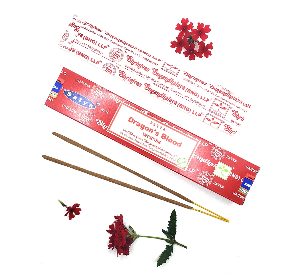 Satya Dragons Blood Stick Incense