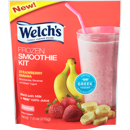 Welch's Frozen Smoothie Kit Strawberry Banana