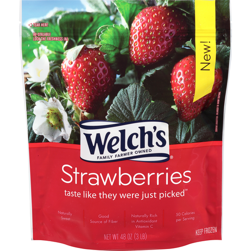Welch's Strawberries 48 Oz. Stand-Up Bag