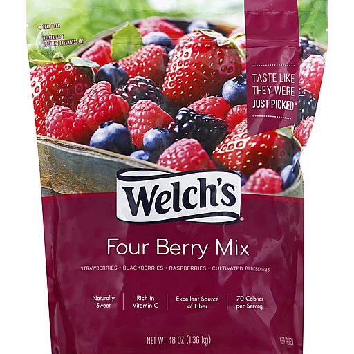 Welch's Four Berry Mix Frozen Fruit 3 Lb Bag