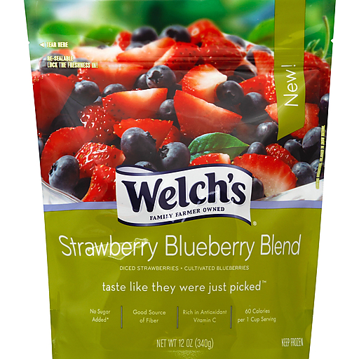 Welch's Concord Strawberry Blueberry Blend 12 Oz. Stand-Up Bag