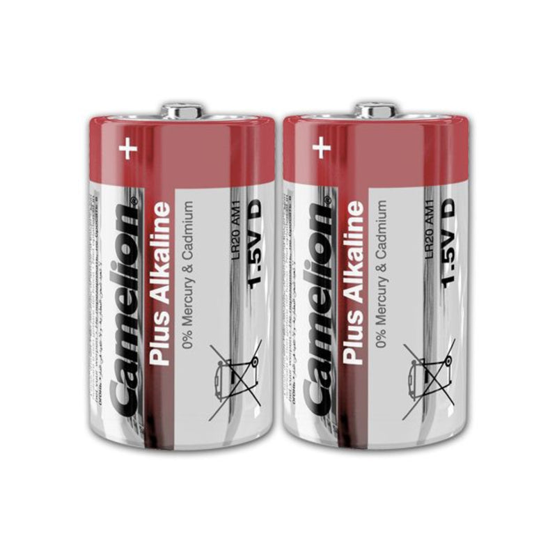 Camelion Alkaline Batteries 2/Pkg-D