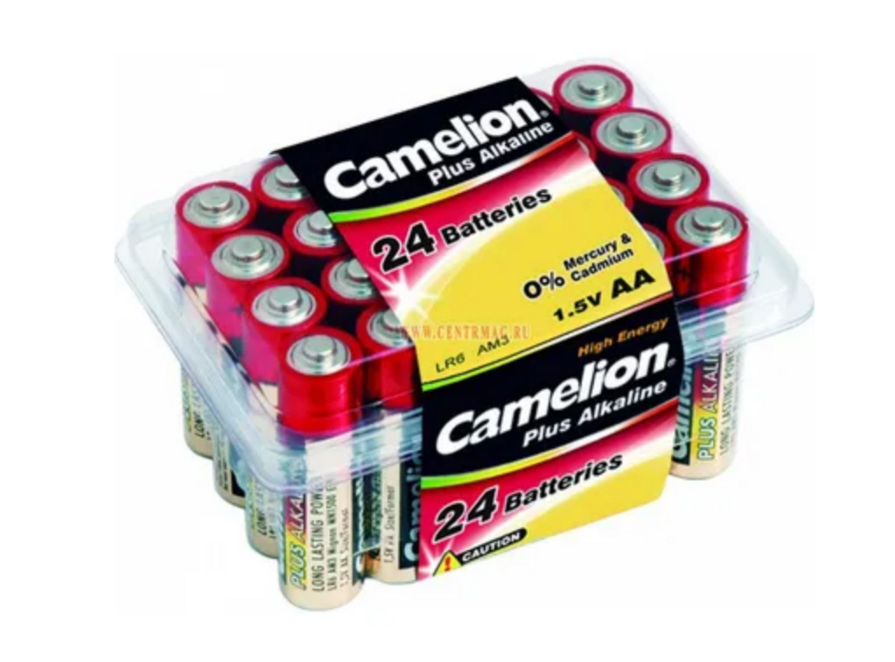 Camelion LR06-PB24 Alkaline Plus AA Batteries Blister
