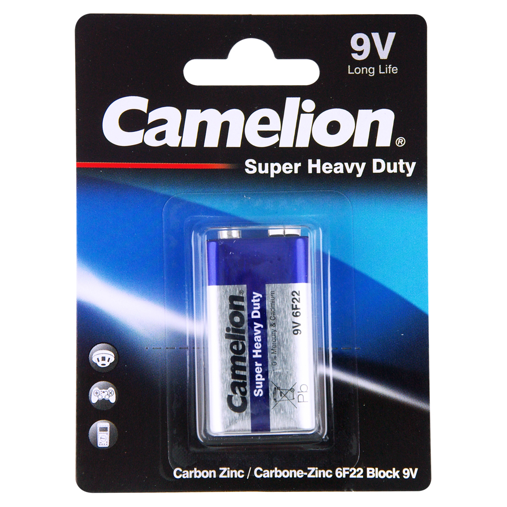 Camelion Super Heavy Duty Battery - 9V