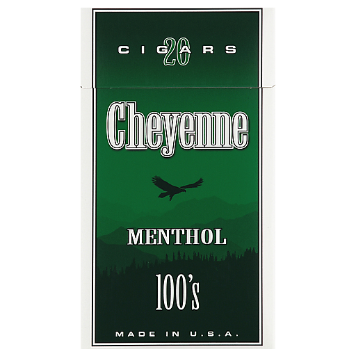 Cheyenne Cigars, Menthol, 100's