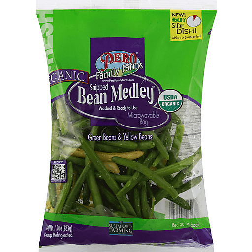 Pero Bean Medley, Snipped, Organic 10 Oz