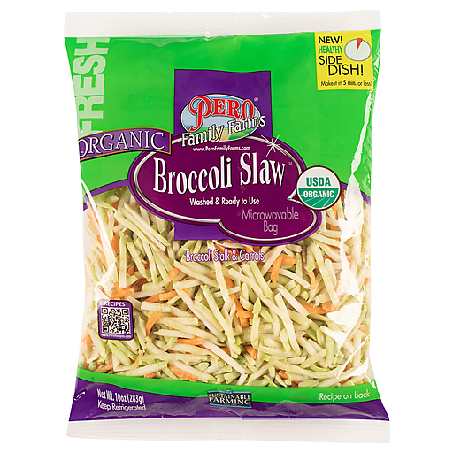 Pero Family Farms Organic Broccoli Slaw 10 Oz
