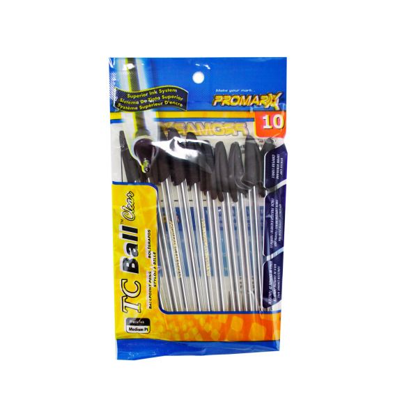 Bulk buys Black Stick Pens With Caps