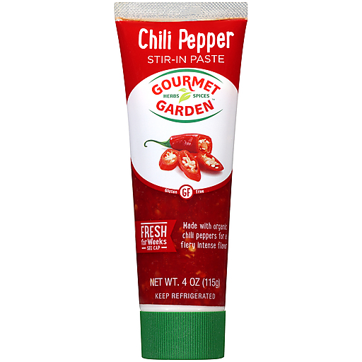 Gourmet Garden Herbs & Spices Chili Pepper Stir In Paste 4 Oz. Tube