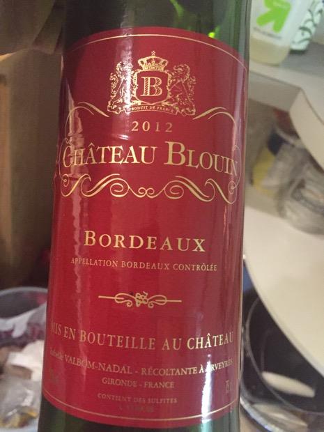 Chateau Blouin Chat Bordeaux Rouge 2013