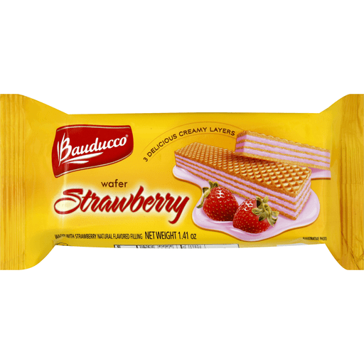 Bauducco Wafer, Strawberry