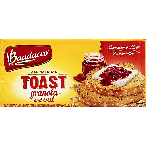 Bauducco Toast, Granola And Oat 5.64 Oz