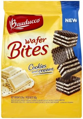 Bauducco Wafer Bites, Cookies And Cream