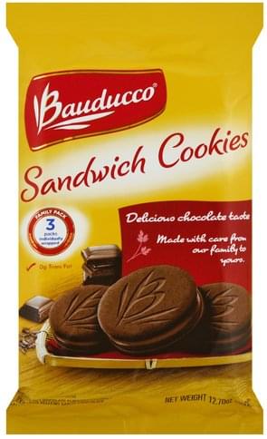 Bauducco Sandwich Cookies, Family Pack 12.7 Oz