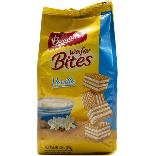 Bauducco Wafer, Vanilla, Bites 6.35 Oz