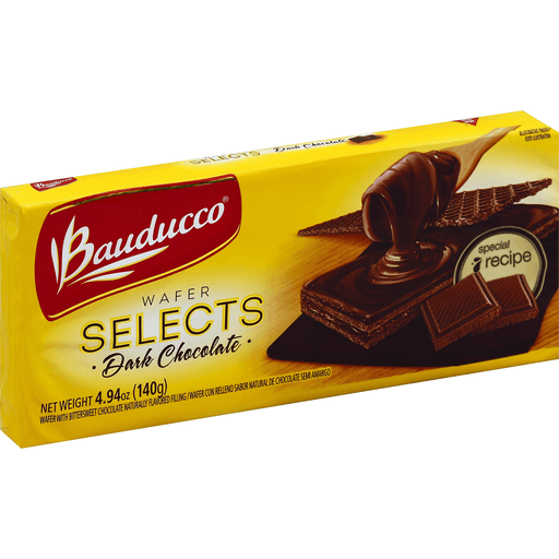 Bauducco Selects Wafer, Dark Chocolate