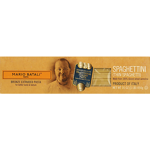 Mario Batali Pasta Spaghettini Thin