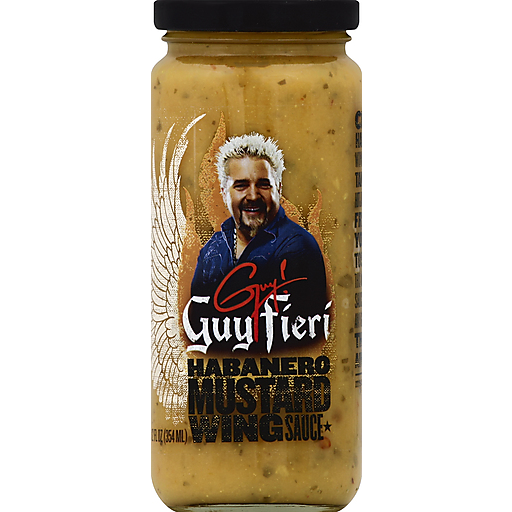 Guy Fieri Wing Sauce, Habanero Mustard 12 Oz