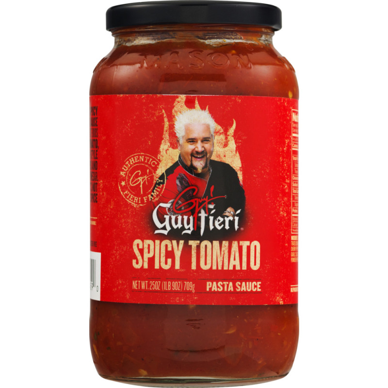 Guy Fieri Pasta Sauce, Spicy Tomato 25 Oz