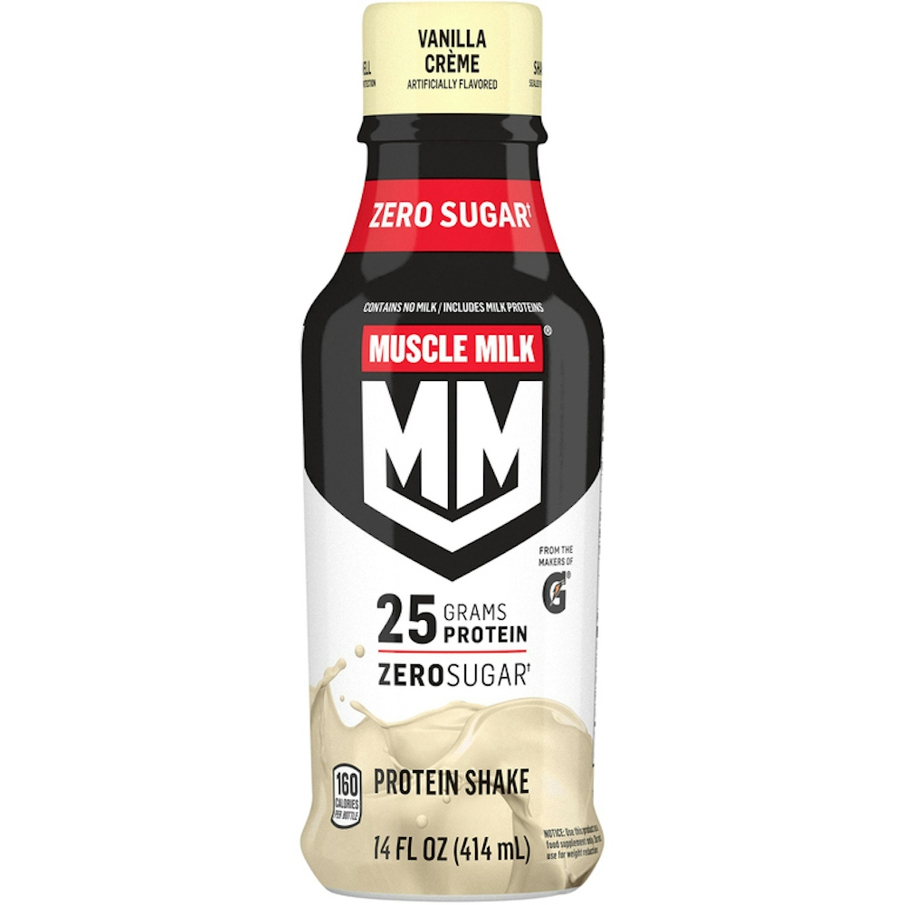 Muscle Milk Protein Shake, Zero Sugar, Vanilla Creme 14 Fl Oz