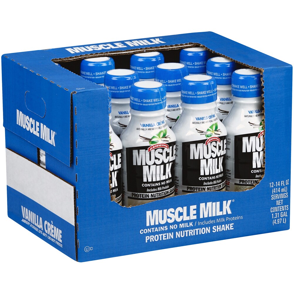Muscle Milk Vanilla Creme Protein Nutrition Shake