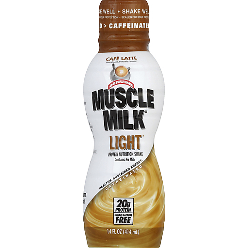 Muscle Milk Light Protein Nutrition Shake, Cafe Latte