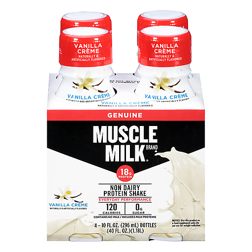 Muscle Milk Protein Shake, Non Dairy, Vanilla Creme, Genuine