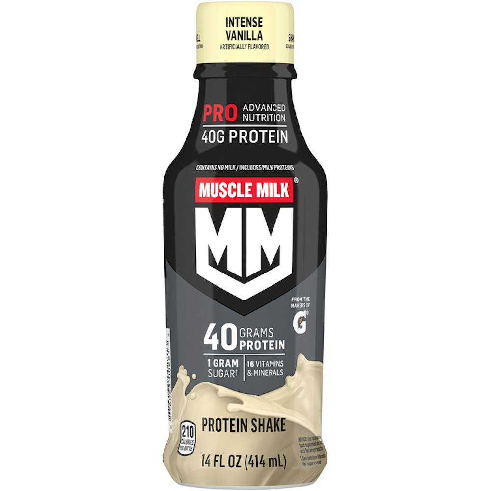 Muscle Milk Pro Series Non-Dairy Protein Shake Intense Vanilla 14 Fl Oz