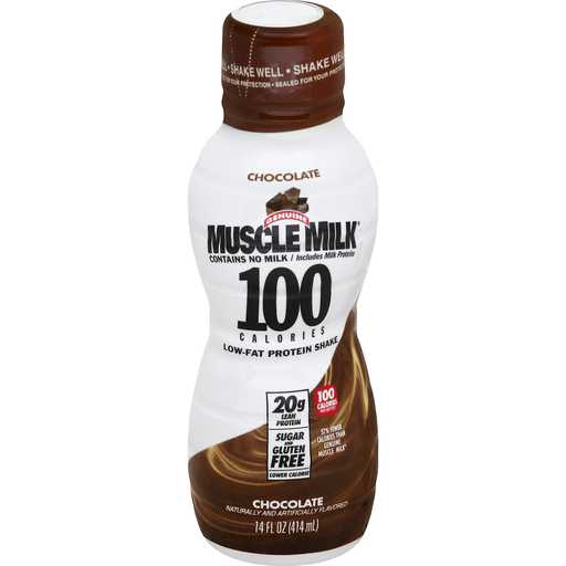 Muscle Milk 100 Calories Protein Shake, Low-Fat, Chocolate