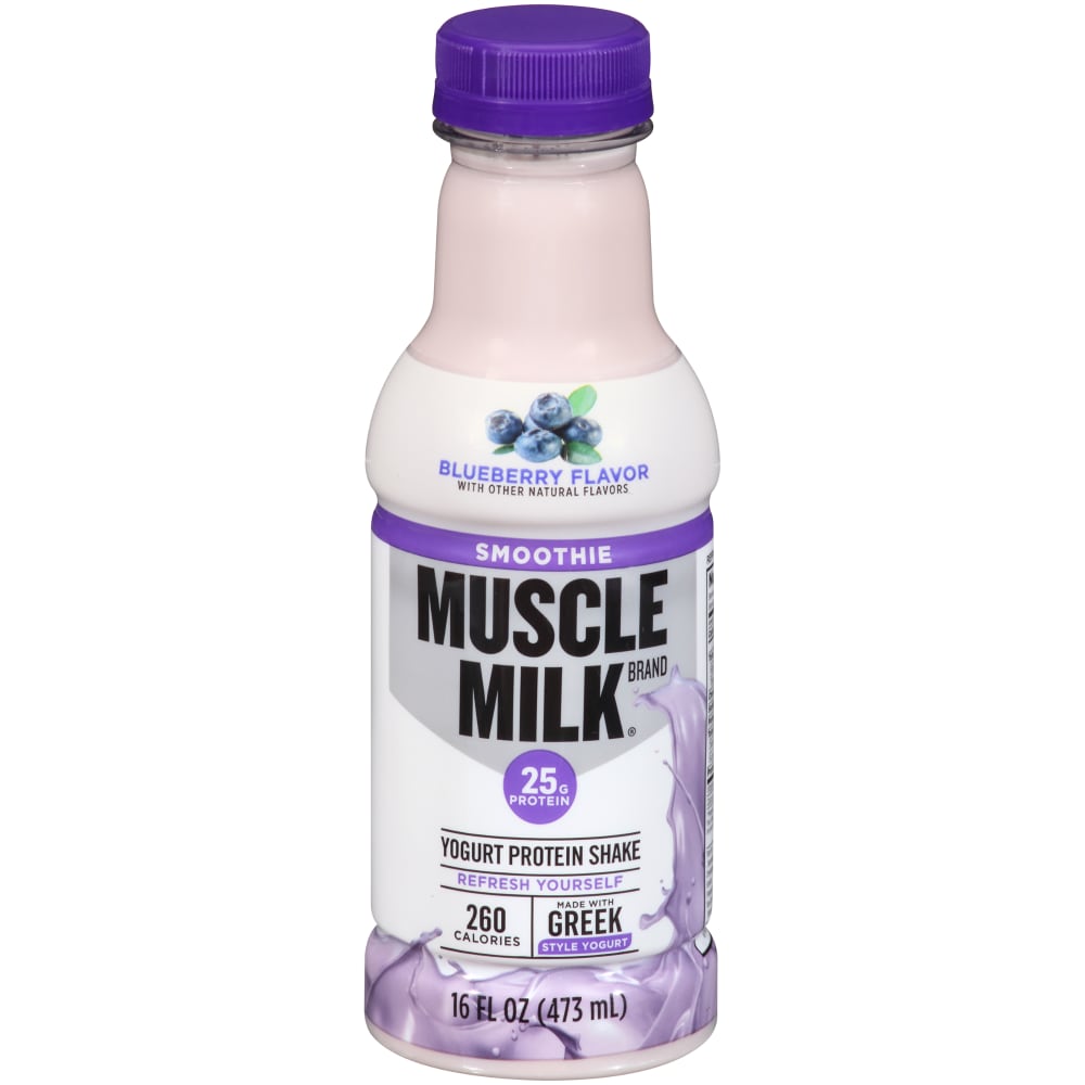 Muscle Milk Smoothie Yogurt Protein Shake Blueberry Flavor