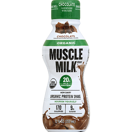 Muscle Milk Organic Non Dairy Protein Shake Chocolate