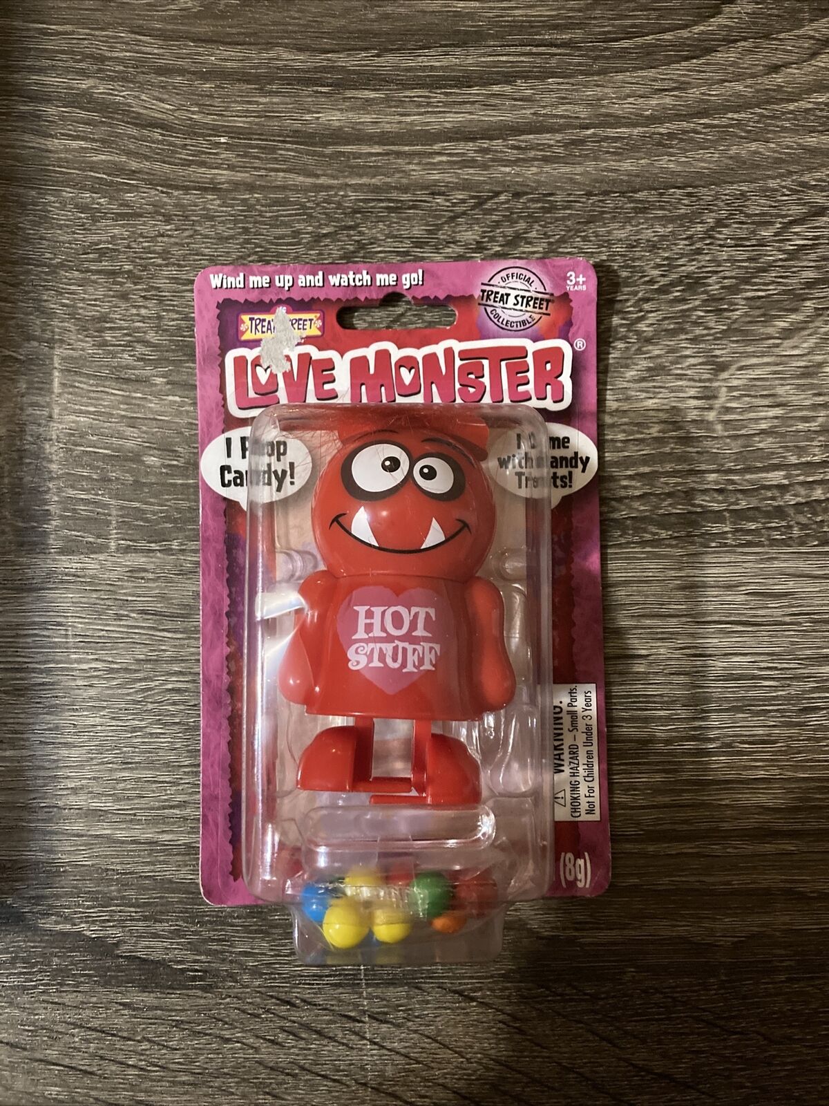 Treat Street Official Collectible Love Monster Wind Up Toy Devil Candy Dispenser